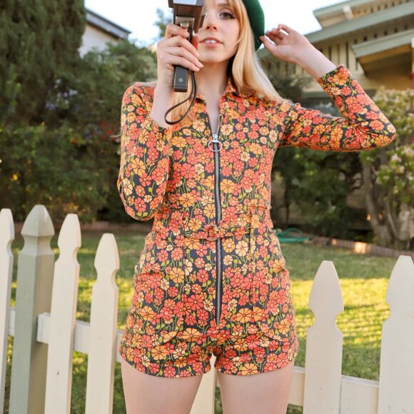 Miracle Eye "The Marigold Romper" Size Medium - Picture 1 of 4